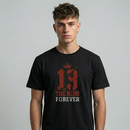 18 The King Forever T-Shirt | Cricket Legend Fan Tee | Streetwear