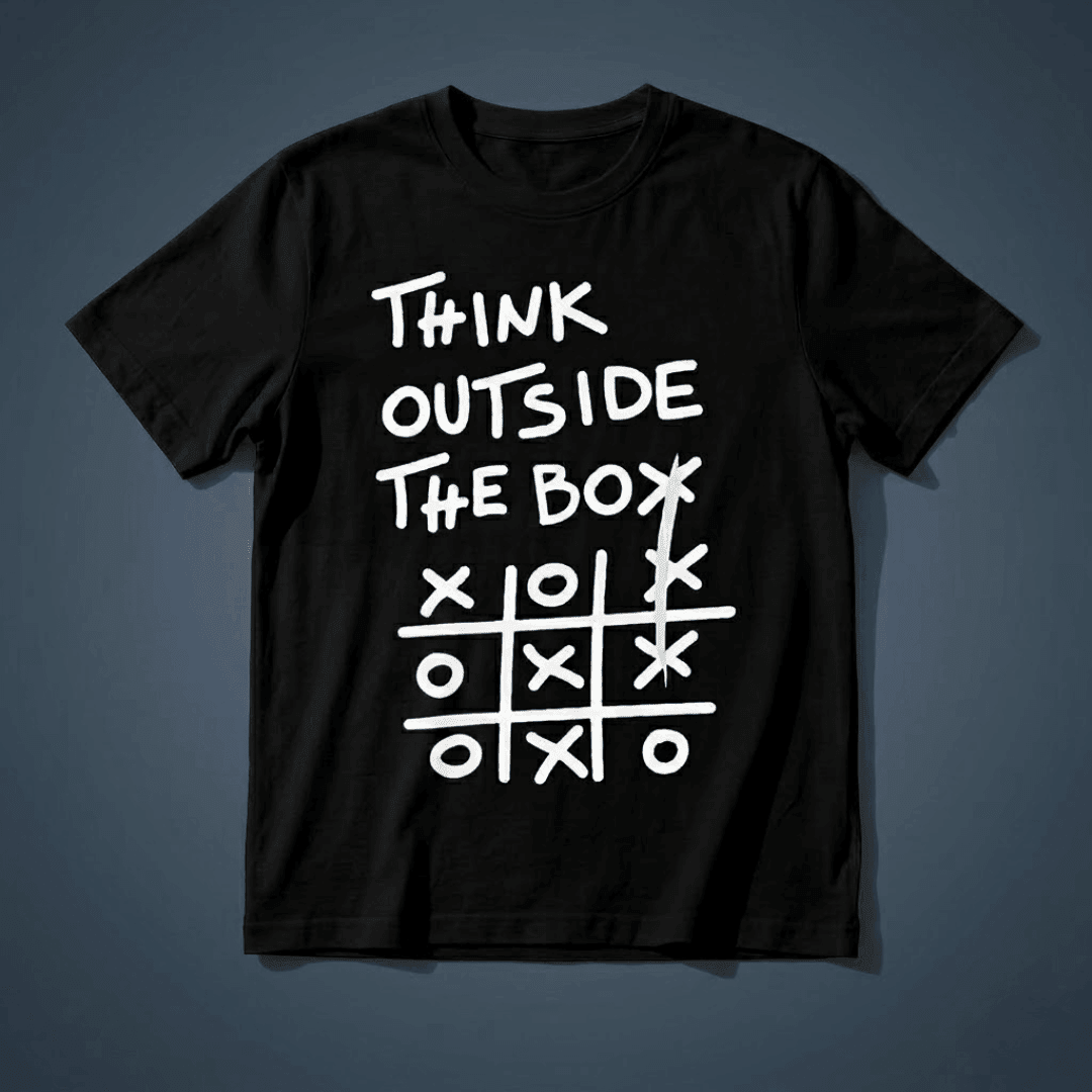 Think Outside The Box | Unisex Classic Crew Tee | Zen Street - Zen Street