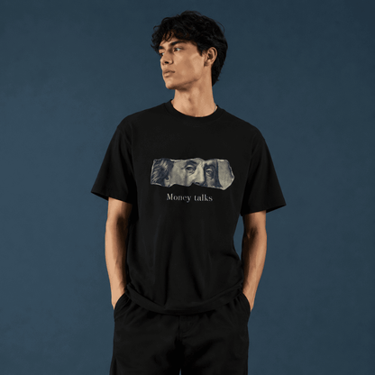 Money Talks | $100 Bill Graphic Tee | Unisex Oversized | Zen Street - Zen Street