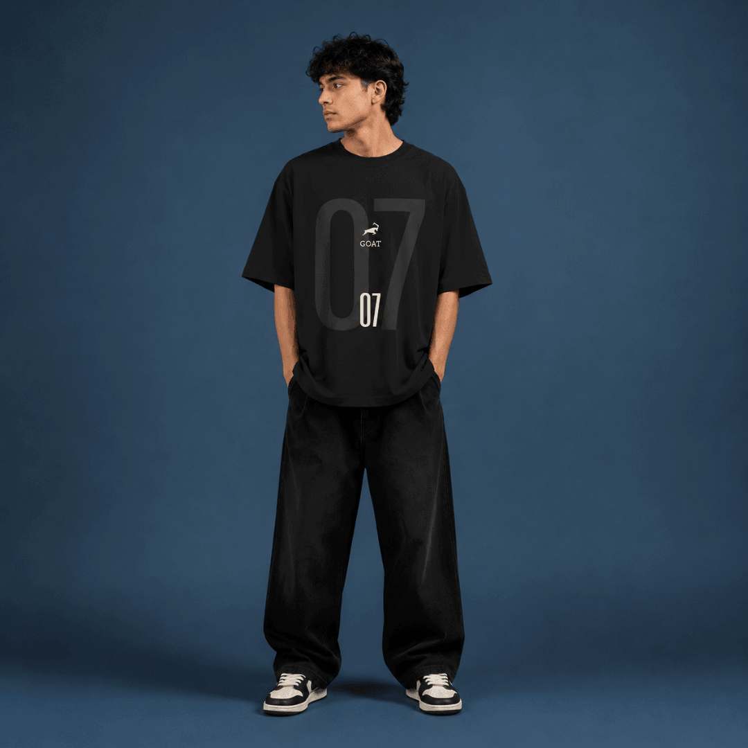 GOAT 07 | Unisex Oversized Tee | Zen Street - Zen Street