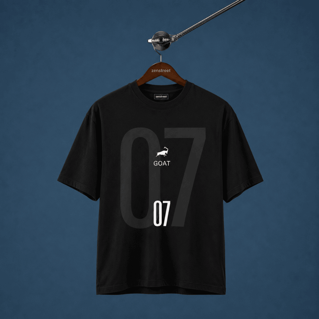 GOAT 07 | Unisex Oversized Tee | Zen Street - Zen Street