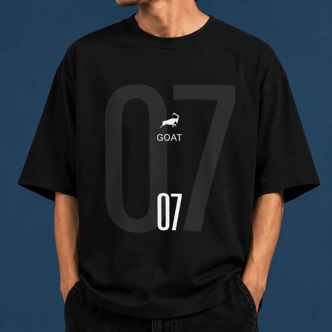GOAT 07 | Unisex Oversized Tee | Zen Street - Zen Street