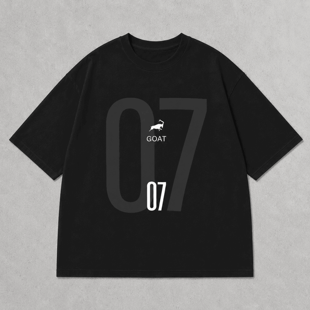 GOAT 07 | Unisex Oversized Tee | Zen Street - Zen Street